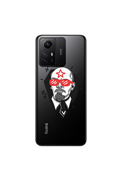 Other Xiaomi Redmi Note 12s Stars and glasses Transparent Silicone TPU Θήκη
