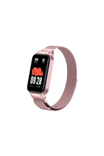 OEM Λουράκι από ανοξείδωτο ατσάλι ροζ (Redmi Smart Band 2)