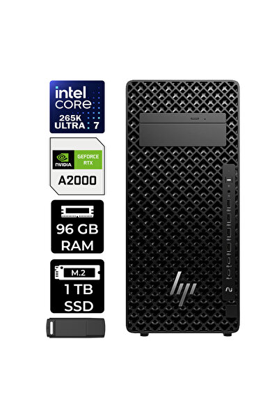 HP Z2 G1i Core Ultra 7 265K RTX 2000 Ada 16GB 96GB RAM 1TB SSD FreeDOS A2KR1E...