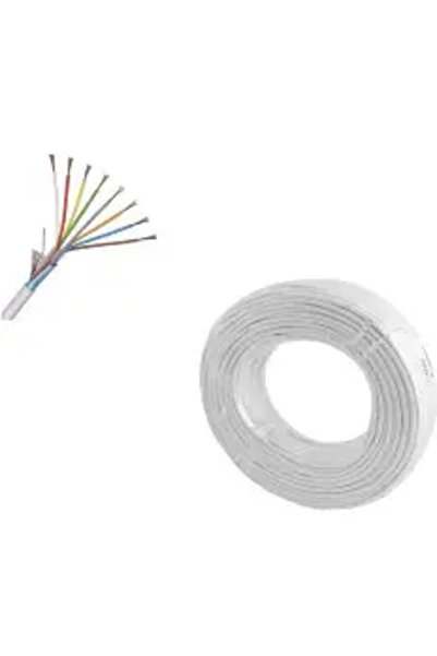 OEM 10μ καλώδιο συναγερμού 8 καλώδια 8x0.22mm² χάλκινο πολύκλωνο θωρακισμένο ...