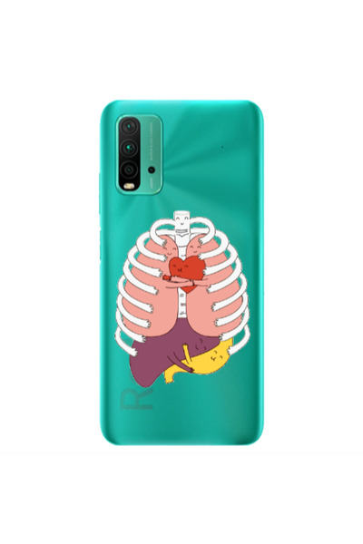 Other Xiaomi Redmi 9T Anatomy Transparent Silicone TPU Θήκη