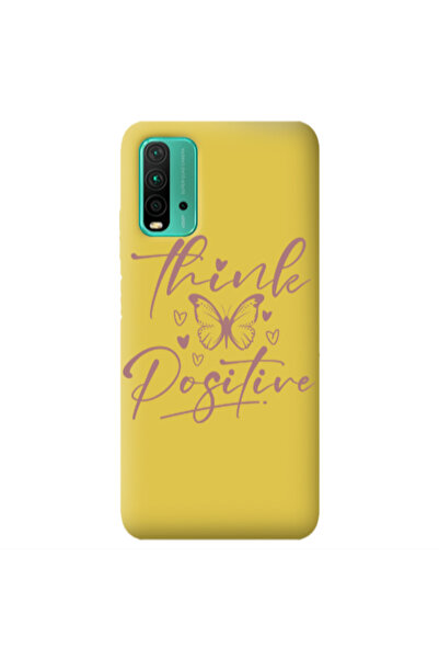 Other Xiaomi Poco M3 Think Positive Yellow Colored Silicone TPU Θήκη
