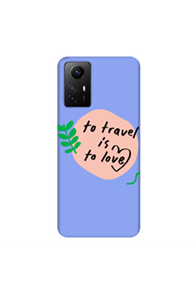 Other Xiaomi Redmi Note 12s To Travel is to Love Light Purple Colored Silicon...