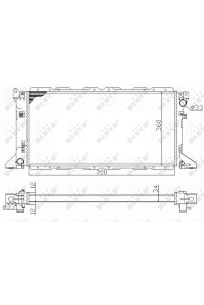 NRF Radiator Racire Motor FORD TRANSIT/TRANSIT TOURNEO