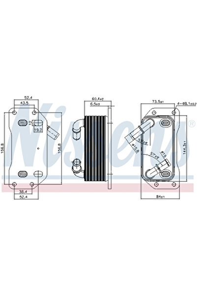 Nissens Radiator Ulei Motor VOLVO S60 2/S80 2/S90 2/V40/V60 1/V70 3/XC40/XC60...