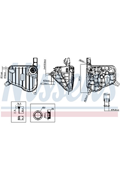 Nissens Vas de Expansiune Racire JAGUAR XJ