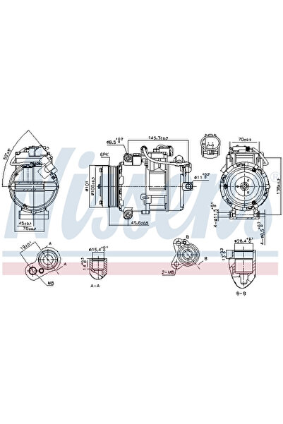 Nissens Compresor Aer Conditionat Clima BMW 3