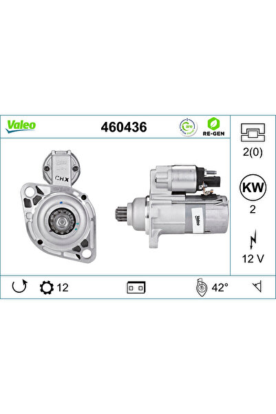VALEO Electromotor (12v 2kw Remanufacturate Profesional) Audi A1 A3 Q3 Tt Sea...