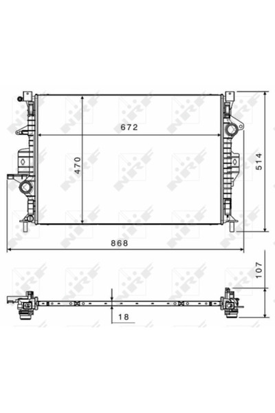 NRF Radiator Racire Motor VOLVO V40