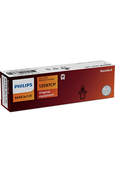 Philips Ev Aydınlatmaları Bec de bord (cutie 10 buc.) PB3 24V 1/2W Lumină pen...
