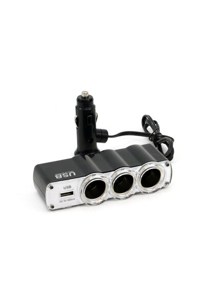 OEM Splitter bricheta auto SOC4 3+1 USB