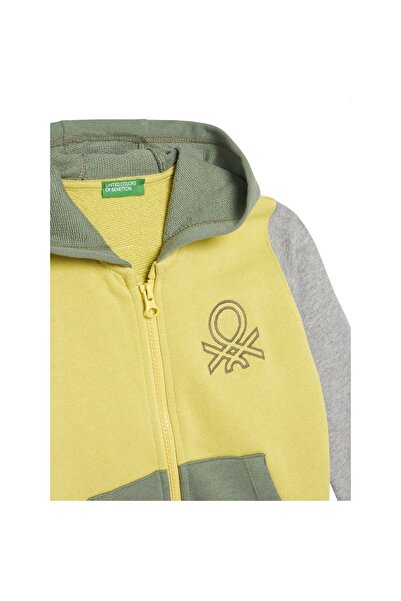 United Colors of Benetton Bluză băieți 3J68G503V Multicoloră