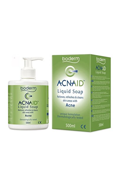 BODERM Acnaid Υγρό Καθαρισμού Προσώπου για Επιδερμίδες με Τάση Ακμής 500ml