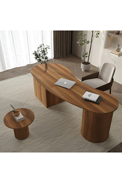 klubeconcept Klube Concept Özel Tasarım Mermer Desen Organik Ofis Takımı – 20...