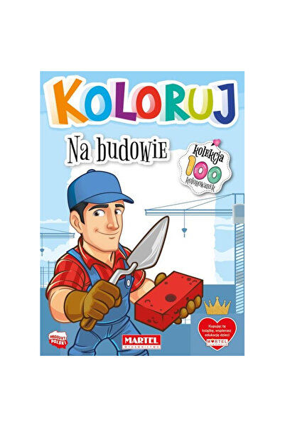 OEM Carte de colorat copii Martel Na budowie 16 pagini