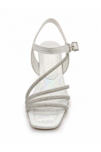 Zekids Girl's Stone Detailed Heeled Shoes