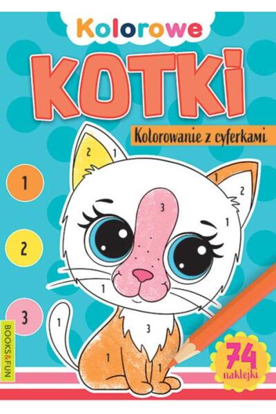 OEM Carte de colorat cu pisici, 16 pagini, 5-7 ani