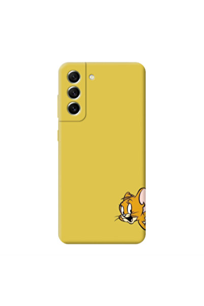 Other Samsung S21 FE Jerry 2 Yellow Colored Silicone TPU Θήκη