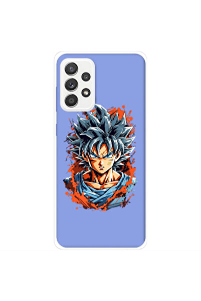Other Samsung A52 Anime Goku Light Purple Colored Silicone TPU Θήκη