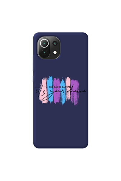 Other Xiaomi Mi 11 Lite One Day Or Day One Dark blue Colored Silicone TPU Θήκη
