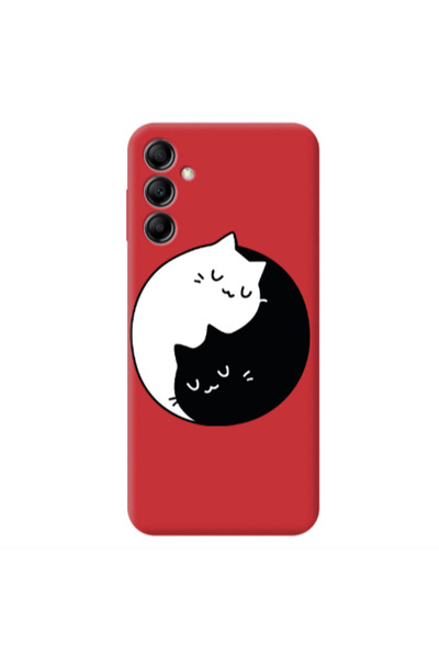 Other Samsung A14 5G Bundle of love Red Colored Silicone TPU Θήκη