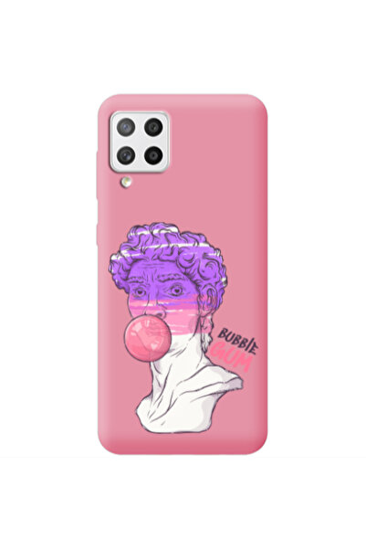 Other Samsung A42 5G Pin Bubble Pink Colored Silicone TPU Θήκη