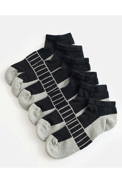 REDTAG Men Assorted Half Terry Socks Set (Pack Of 3)