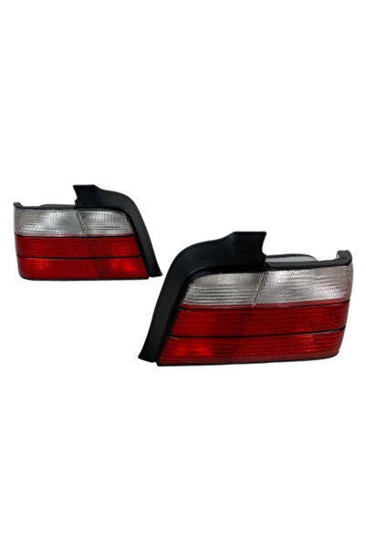 OEM Πίσω φώτα BMW E36 (1991-1999) σεντάν 4θυρο - χρωμιωμένα - σετ 2 τεμαχίων.