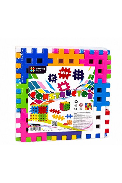 Hashtag Toys Σετ Παζλ Κατασκευών 31 Κομμάτια