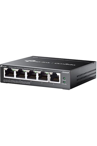 TP-LINK ES205GP v1 Διαχειριζόμενος διακόπτης L2 PoE+ με 5 θύρες Ethernet Giga...