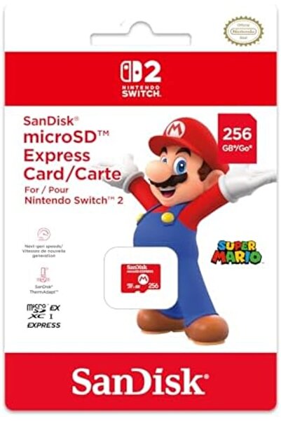 Yıldızan avenika store NINTENDO SWITCH 2 MICRO SD CARD - MARIO 256GB MUR 1292684