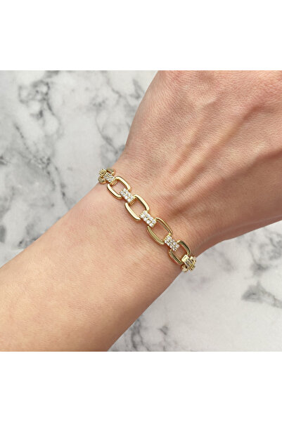 GOX Xuping Stone Transformed Rectangular Form Chain Bracelet