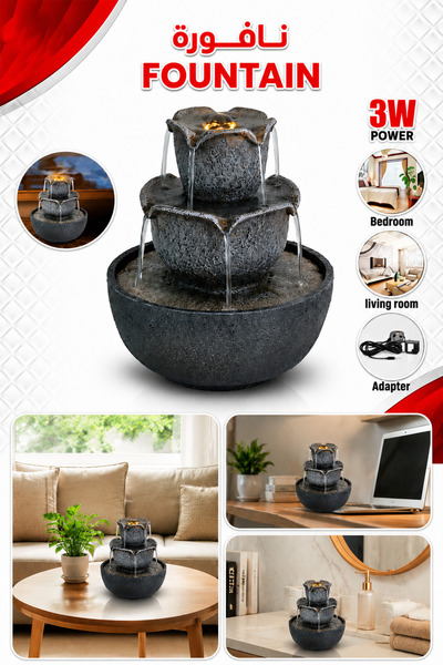 Baytix HOME Interior Water Fountain for Home Decoration, Indoor Water Fountai...