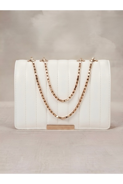 Satuna Women's Shoulder Bag |   Stylish and Quilted Crossbody Bag with Chain ...