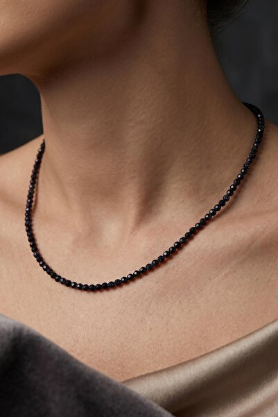 Taş Sandığı Navy Blue Star Stone Faceted Cut Pendant – 3 mm – Stainless Steel