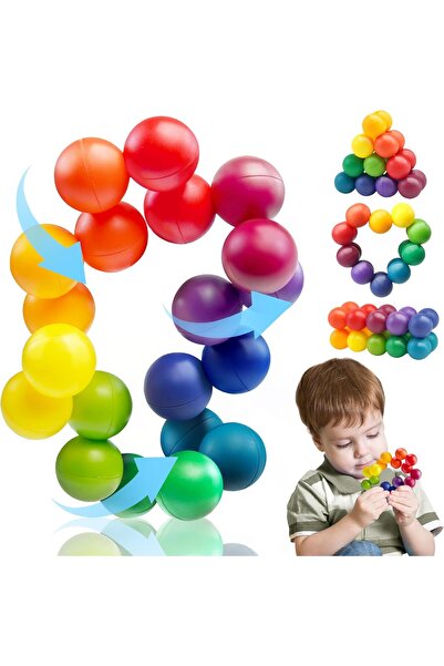 Arabest Building Set & Block Toy,Sensory Balls,Fidget Toy for Toddler Kids,20...
