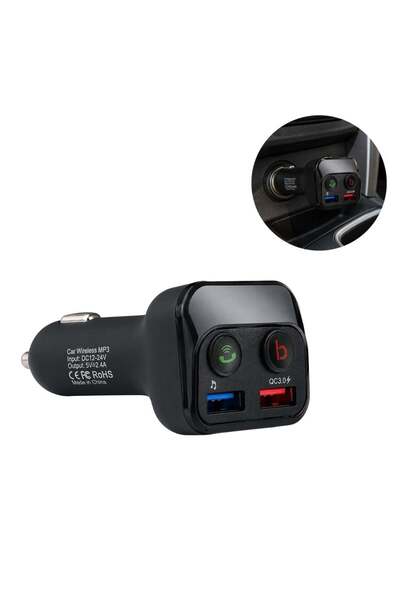 Powermaster PM-24634 Bluetooth 5.0 32 Gb Led Ekran USB/BT/TF/Çift USB 3.4 Amp...