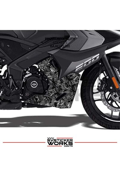 ARONA ملصق مطلي مصنوع من مادة معدنية مطروقة من نوع Bajaj RS200، موديل اللحية ...