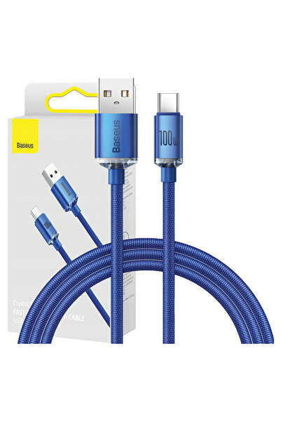 Baseus Cablu USB la USB-C 100W 1.2M pentru telefoane și laptopuri, încărcare PD