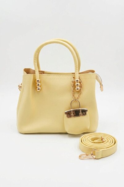 I Love Shoes Yurea Yellow Matte Leather Women's Shoulder Bag