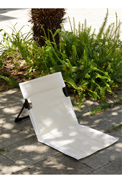 Lawazim Floor Picnic Chair, 39.5x38x39cm, 2 Position Folding Ground Seat with...