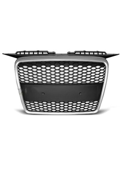 OEM Μάσκα με βάση για σήμα για Audi A3 (2003-2008) - RS-Look ασημί