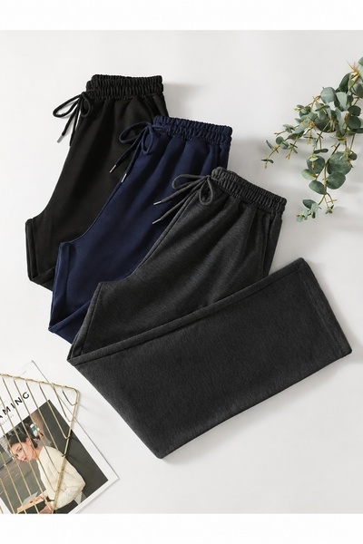 SURMARİ Set of 3/Pack Unisex Men'S/Women's Regular Fit/Comfortable Cut/Comfor...