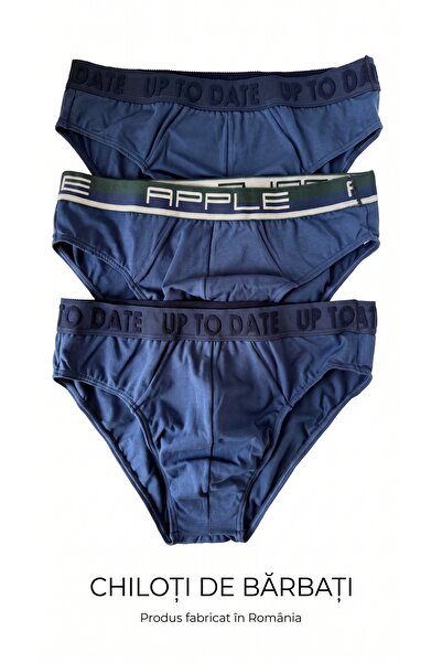 Aria Comfort Set 3 Chiloți Bărbați din Bumbac și Elastan – Confort Zilnic, Fa...