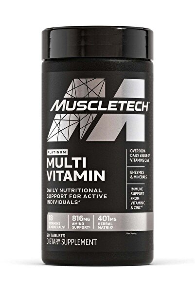 MuscleSport MuscleTech Platinum Multivitamin Daily Nutritional Support for Ac...