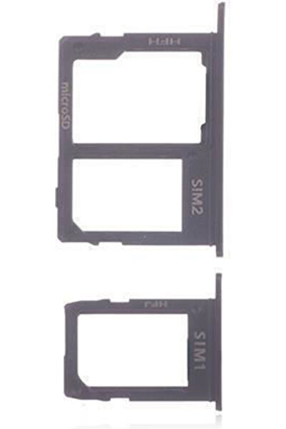 Samsung Galaxy J4 Plus J6 Plus 2018 Θήκη κάρτας SIM & MicroSD Μαύρο Γνήσιο