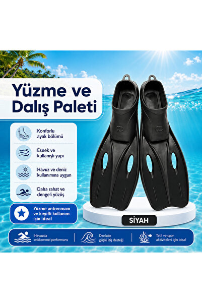 Profesyonel Görünümlü Yüzme Paleti, Konforlu, Deniz ve Havuz Kullanımına Uygun Palet, No: 29/31