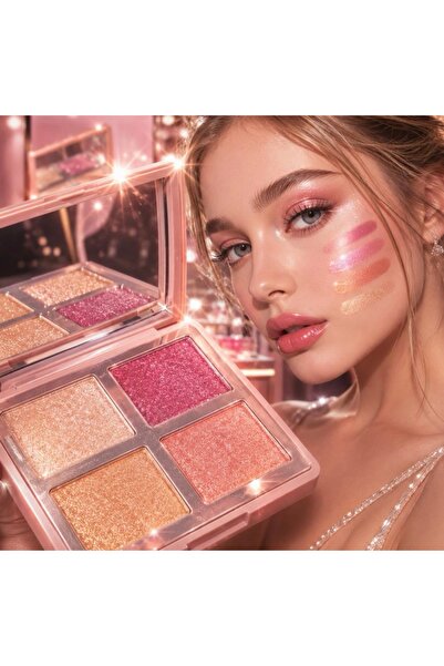 colier The Four-In-One Highlighter, Blush, and Shimmer Palette Adds a Touch o...