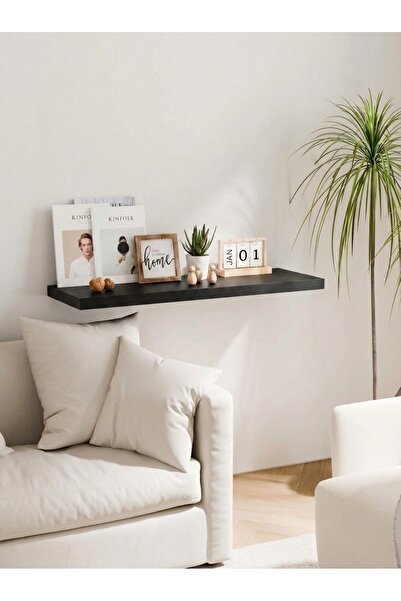 The Living 120cm k Floating Wall Storage Shelf | Straight Invisible Bracket S...