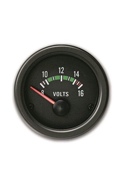 Jom Βολτόμετρο Μαύρο 52mm Σειρά YoungTimer 21120V (CAR0021790)